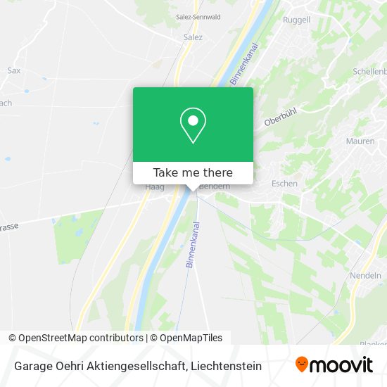 Garage Oehri Aktiengesellschaft map