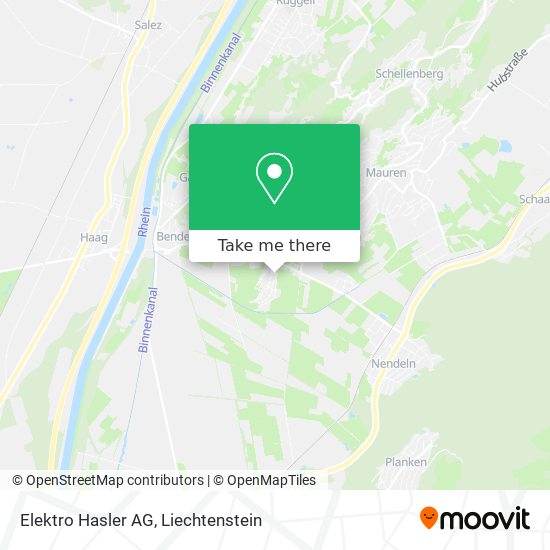 Elektro Hasler AG map