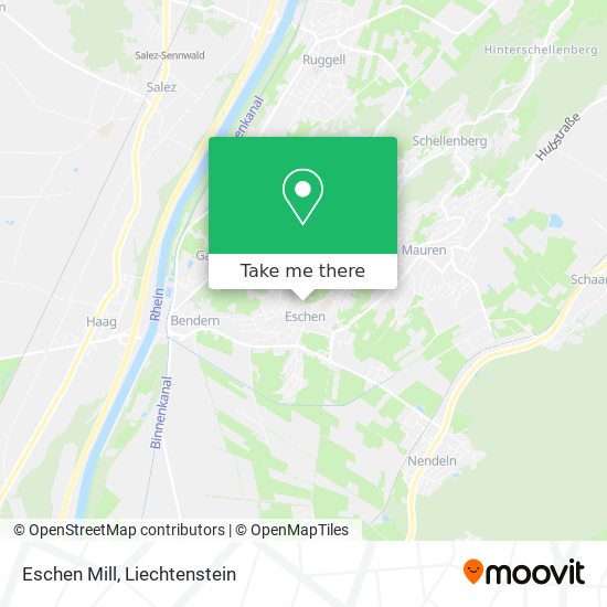 Eschen Mill map