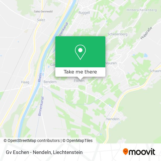 Gv Eschen - Nendeln map