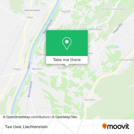 Taxi Uwe map