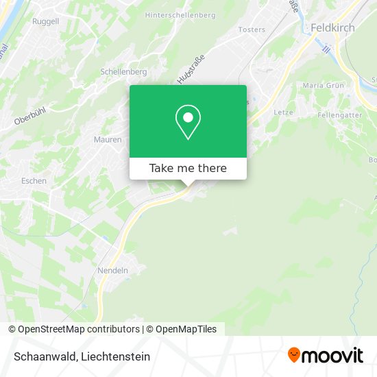 Schaanwald map