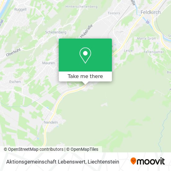 Aktionsgemeinschaft Lebenswert map