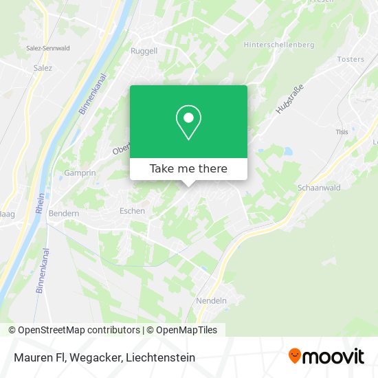 Mauren Fl, Wegacker map