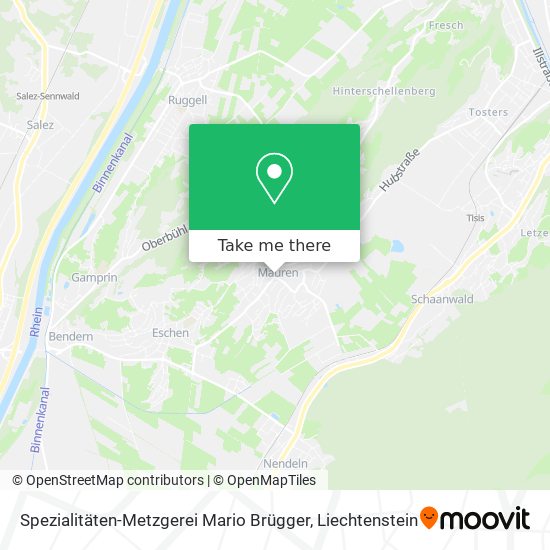 Spezialitäten-Metzgerei Mario Brügger map