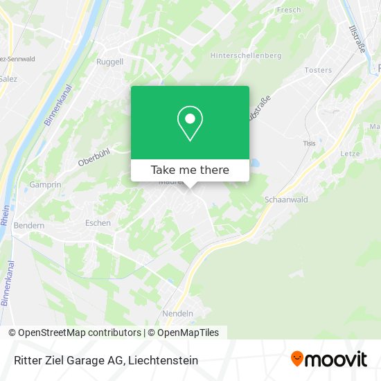 Ritter Ziel Garage AG map