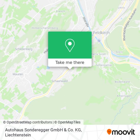 Autohaus Sonderegger GmbH & Co. KG map