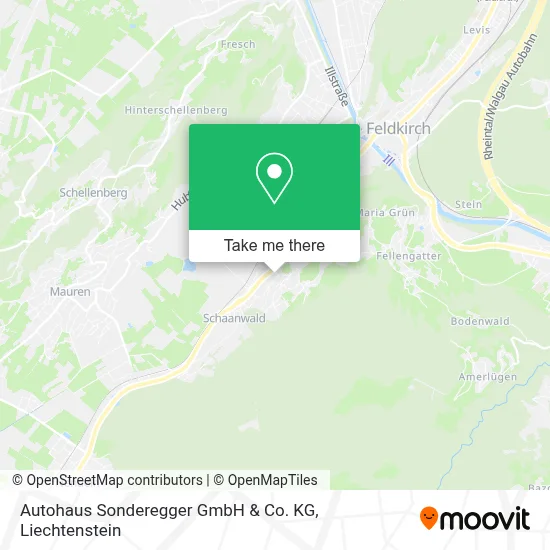 Autohaus Sonderegger GmbH & Co. KG map