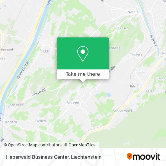 Haberwald Business Center map