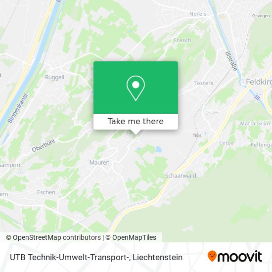 UTB Technik-Umwelt-Transport- map