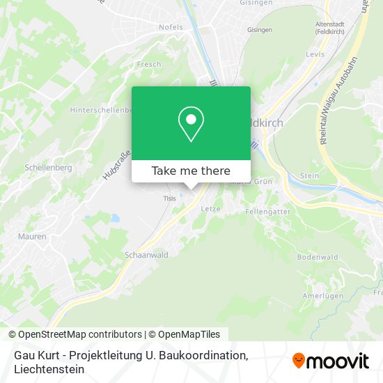 Gau Kurt - Projektleitung U. Baukoordination map