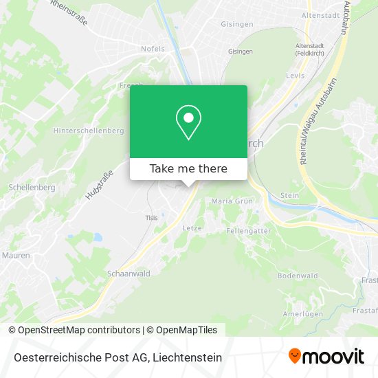 Oesterreichische Post AG map