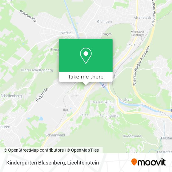 Kindergarten Blasenberg map