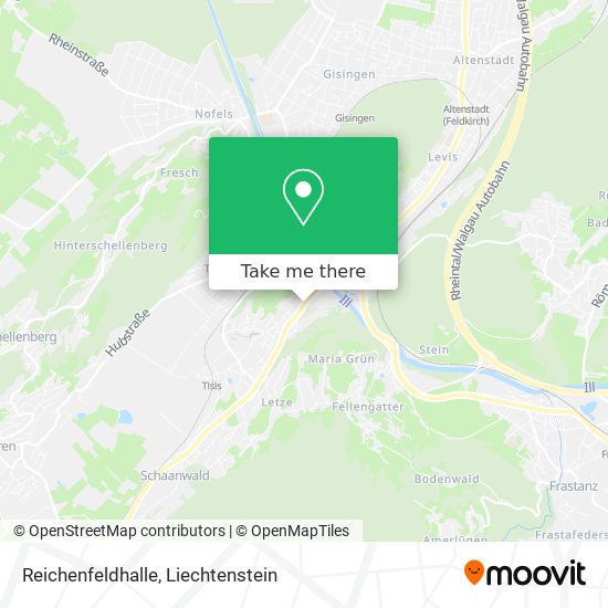 Reichenfeldhalle map