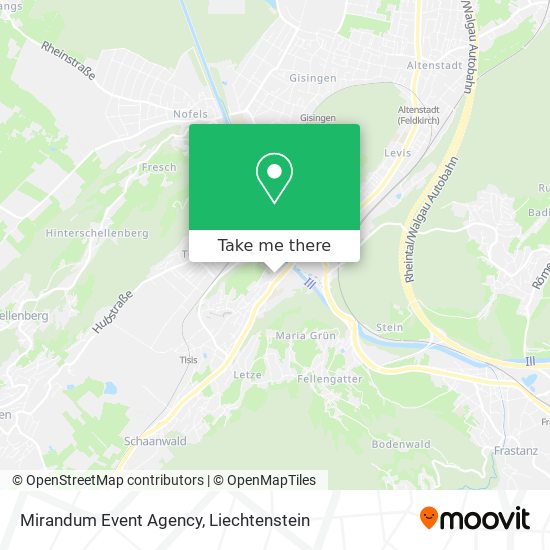 Mirandum Event Agency map