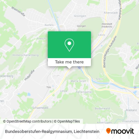 Bundesoberstufen-Realgymnasium map