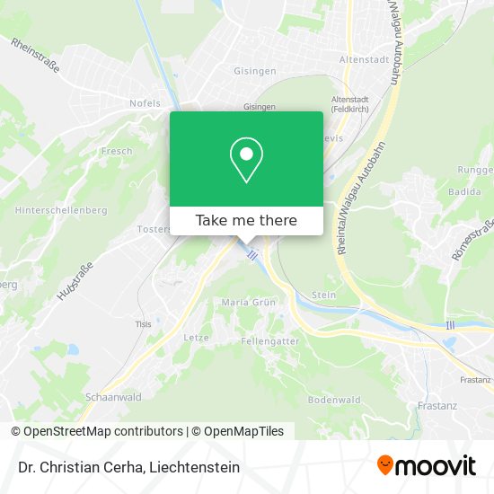 Dr. Christian Cerha map
