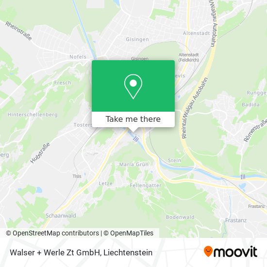 Walser + Werle Zt GmbH map