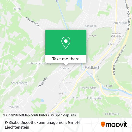 K-Shake Discothekenmanagement GmbH map