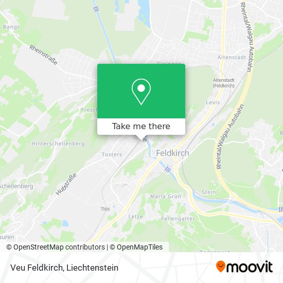 Veu Feldkirch map