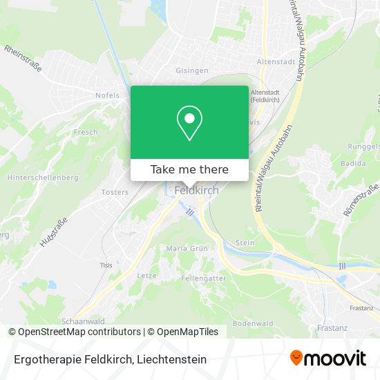 Ergotherapie Feldkirch map