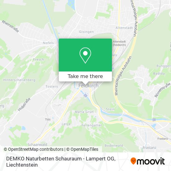 DEMKO Naturbetten Schauraum - Lampert OG map