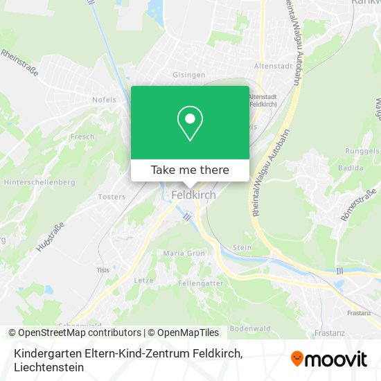 Kindergarten Eltern-Kind-Zentrum Feldkirch map