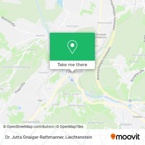 Dr. Jutta Gnaiger-Rathmanner map