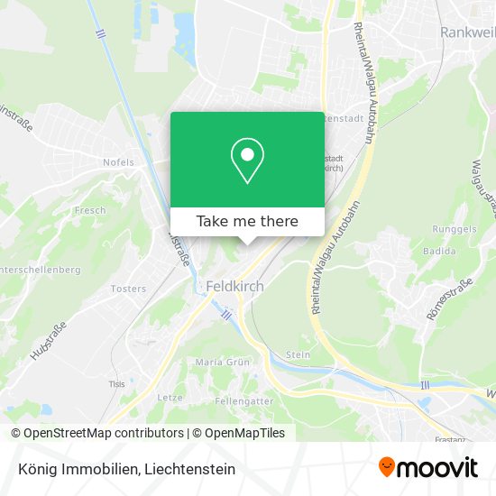 König Immobilien map