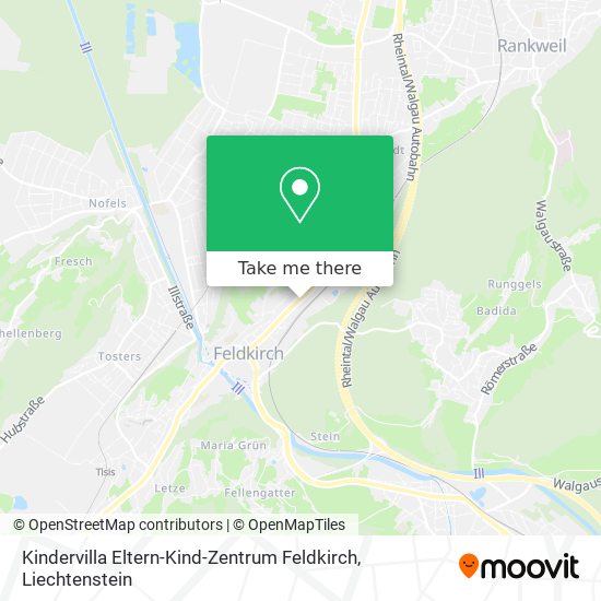 Kindervilla Eltern-Kind-Zentrum Feldkirch map