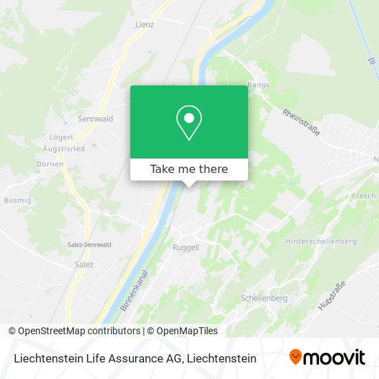 Liechtenstein Life Assurance AG map