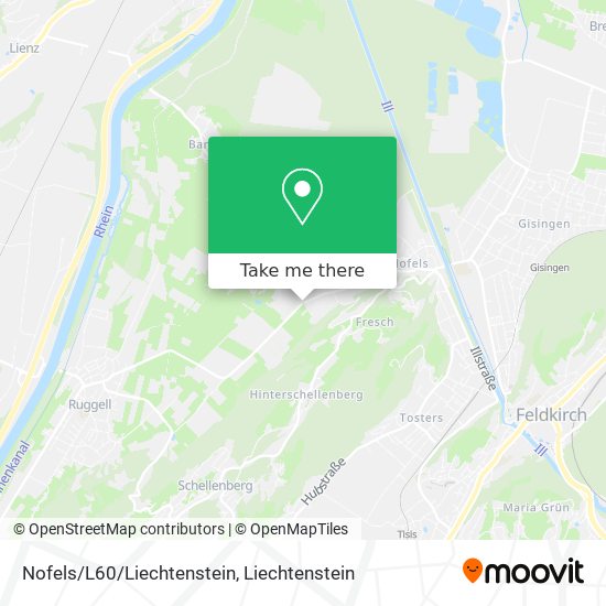 Nofels/L60/Liechtenstein map