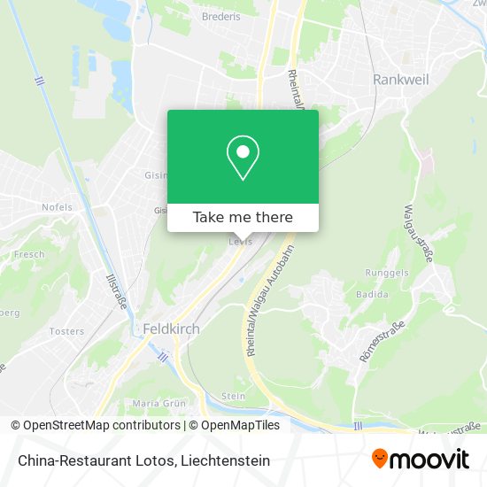 China-Restaurant Lotos map