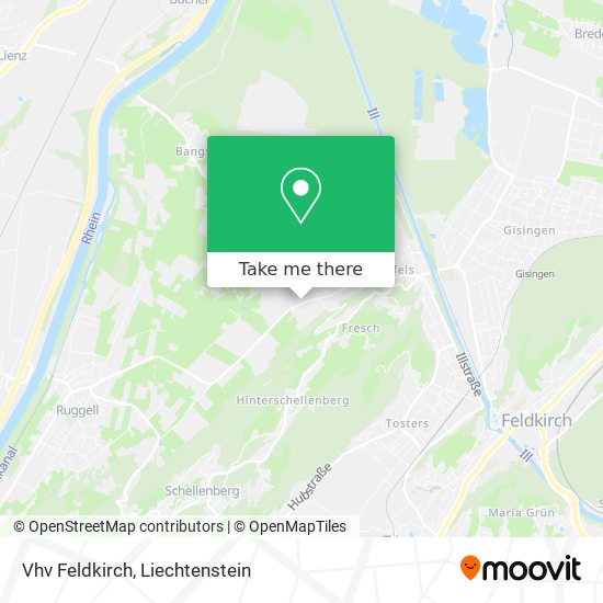 Vhv Feldkirch map