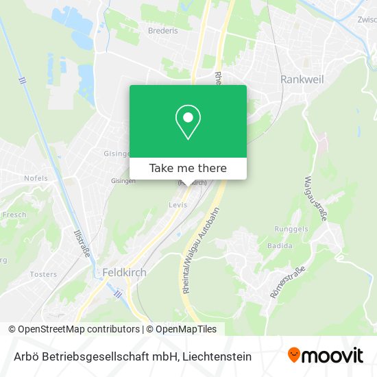 Arbö Betriebsgesellschaft mbH map