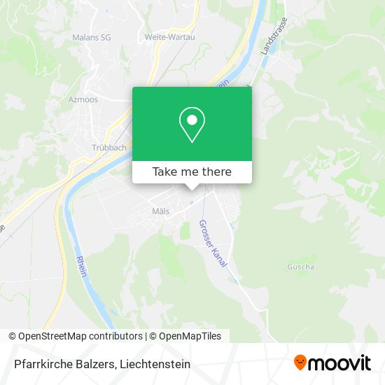 Pfarrkirche Balzers map