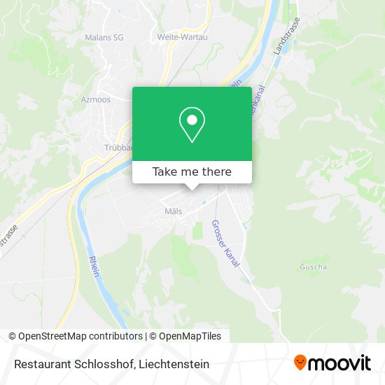 Restaurant Schlosshof map