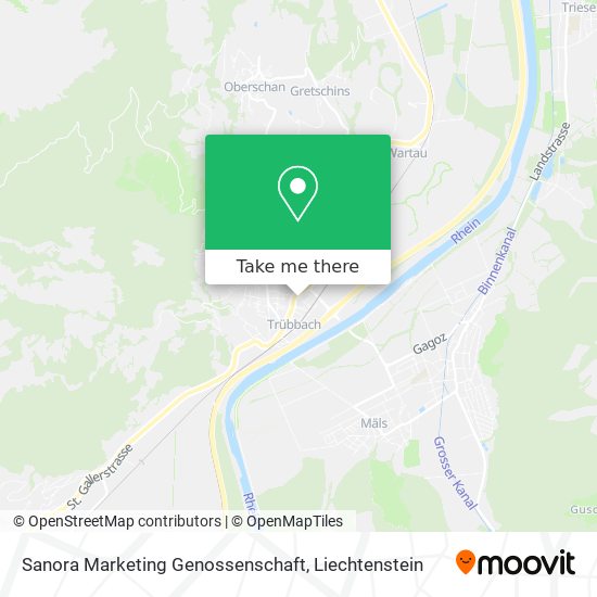 Sanora Marketing Genossenschaft map
