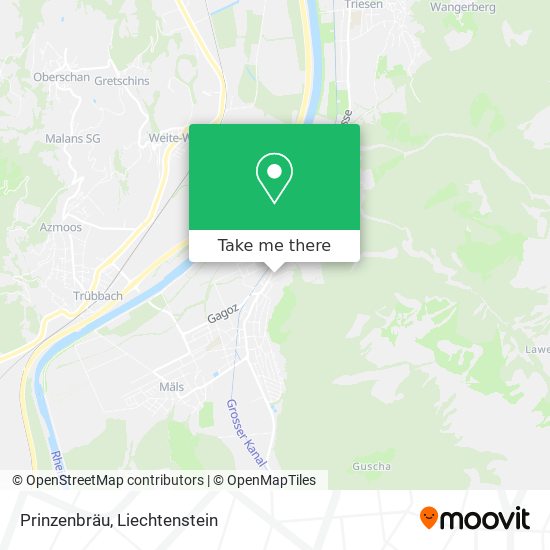 Prinzenbräu map