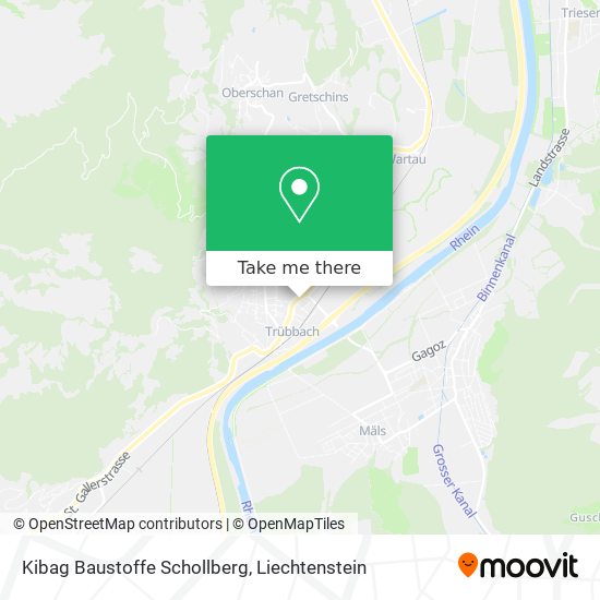 Kibag Baustoffe Schollberg map
