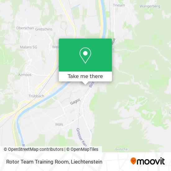 Rotor Team Training Room map