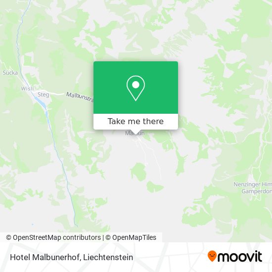 Hotel Malbunerhof map