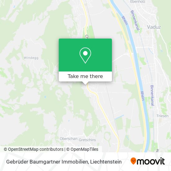 Gebrüder Baumgartner Immobilien map