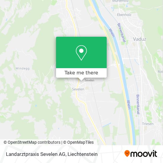 Landarztpraxis Sevelen AG map