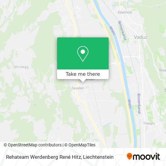 Rehateam Werdenberg René Hitz map