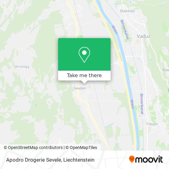Apodro Drogerie Sevele map