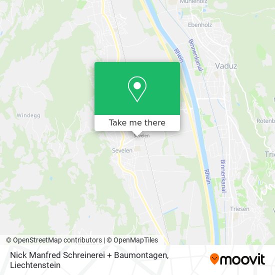 Nick Manfred Schreinerei + Baumontagen map