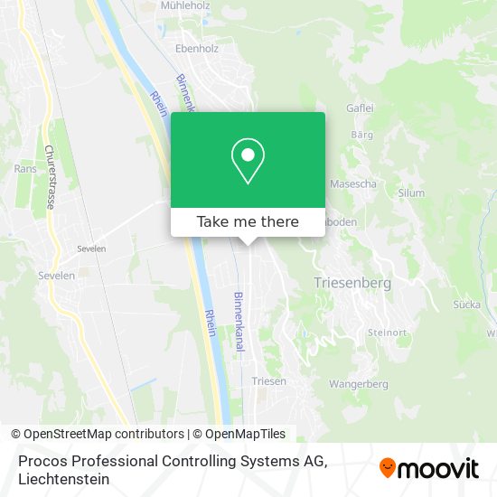 Procos Professional Controlling Systems AG map