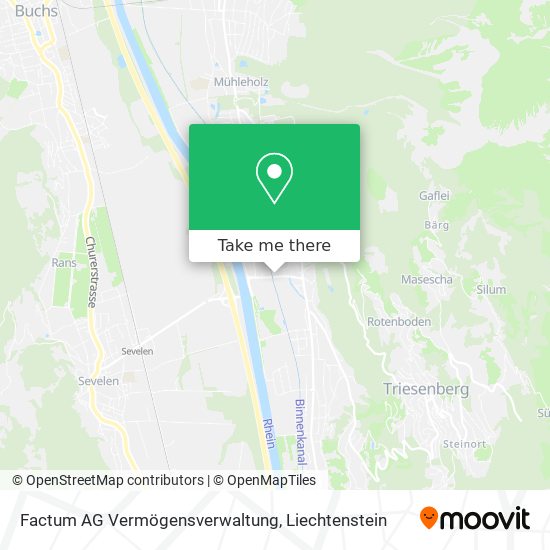 Factum AG Vermögensverwaltung map