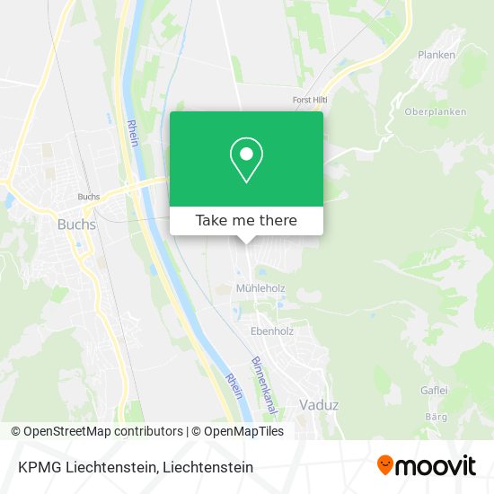 KPMG Liechtenstein map